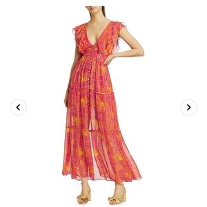 Hemant & Nandita Tiered Maxi Dress